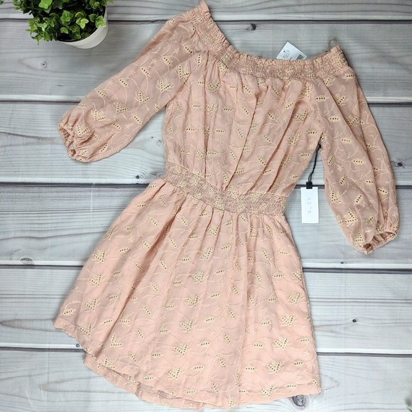 Astr Dresses & Skirts - ASTR The Label | NWT Blush Pink Off Shoulder Dress